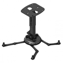Premier Mounts PBL-UMS Universal Projector Mount with 9-13-Inch Adjustable Column/Ceiling Flange - up to 25lbs - Black