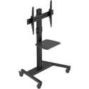 Photo of Premier Mounts PSD-ROO All-in-One Mobile Cart for Displays up to 75 Inches and 150lbs