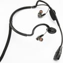 Photo of Point Source Audio CM-i3-4F Dual In-Ear Intercom Headset with 4-Pin Female XLR