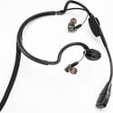 Photo of Point Source Audio CM-i3-4M Dual In-Ear Intercom Headset with 4-Pin Male XLR