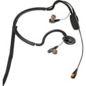 Photo of Point Source Audio CM-i5 Dual In-Ear Intercom Headset with Condenser Noise-Cancelling Boom Mic - 4-Pin Female XLR