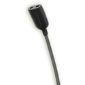 Point Source Audio CO2-8WL Confidence Omni Dual Lavalier Mic w/ TA4F X-Connector for Shure - Black