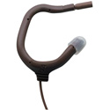Point Source Audio EO-8WL-XLE-BR EMBRACE Earmount Omni Lavalier Microphone for Lectrosonics - Brown