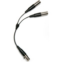 Photo of Point Source Audio YSH Mic Cable Adapter - Combines Two Threaded Female Shure TA4F Connectors