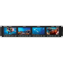 Postium PRM-434 4.3 In Multi-Format Quad LCD Rack Monitor with 3G-SDI