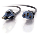Photo of Connectronics 18 AWG IEC Power Cord NEMA 5-15P to IEC-60320-C13 - 8 Foot