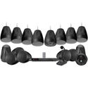 Pure Resonance Audio Warehouse Paging PA Sound System with 16 PD6 Pendant Speakers