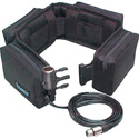 12V Battery Belt with 4 Pin XLR with Automatic Charger