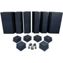 Primacoustic London 16 Studio Acoustic Room Kit for up to 200 Square Feet - Black