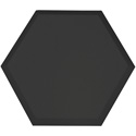 Photo of Primacoustic P115 1416 00 Broadway Element Accent Hexagon Panel - Beveled Edge - Black - 12 Panels