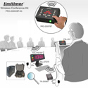 DSan PRO-2000CBT-KIT Wireless Limitimer Conference Kit - with small Audience Signal Light & Bluetooth
