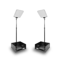Prompter People PRO-SP15P Stagepro Presidential Teleprompter Pair with 15 In Pro Monitors - 65/35 Optics - Metal Poles
