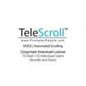Photo of Prompter People SW-TSCROLL-CORP10-VR TeleScroll Voice Software Download - 10 License Corporate Bundle