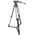 Prompter People TRI-HD500 3-Section Aluminum Heavy-Duty Tripod System with Spreader - 50lb Capacity