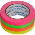 Pro Tapes 001UPCGS1220MFLUOR Pro Pocket Spike 1/2 x 20 Yards - Stack of Pink/Green/Orange/Yellow - 4 Pack