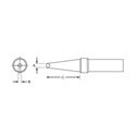 Weller PTAA8 Soldering Tip for TC201 800 Degree Single Flat .062in x .62