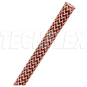 Techflex PTT0.25 1/4-Inch Flexo Tight Weave Extra Coverage & Protection - Black & Neon Red - 200-Foot
