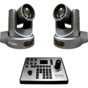 Photo of PTZOptics PT30X-SDI-GY-G2 2x PTZ Camera Kit with JOY-G4 PTZ Joystick Controller - 30x Zoom/SDI-HDMI/CVBS/IP Streaming