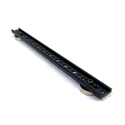 PTZCam PTZC-CS-RAIL-M-S Magnetic Metal 1 Foot Cold Shoe Rail with 1/4 20 and 3/8 Inch Mounting Holes - Black