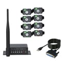 PTZCam PTZC-TALLY8-VMIX 8-Light Wireless Tally System with Host Station for vMix
