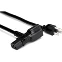 Photo of Hosa 1 Foot Daisy-Chain Multihead Piggyback IEC Power Cable