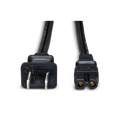 Hosa PWP-461 IEC-60320-C7P to NEMA NEMA 1-15P Polarized Power Cable 8 Foot