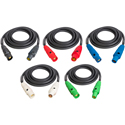 Photo of Laird PWR300A-KIT 2/0 AWG 300 Amp 16 Cam-Lok Feeder Cable Extension Kit - Bk-Bl-Rd-Gn-WT - 15 Foot