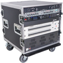 Photo of ProX T-12RSS 12U Vertical Amp Rack Mount Flight Case with Caster Wheels