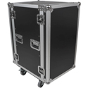 ProX T-18RSS 18RU Space Amp Rack Mount ATA Flight Case with Casters - 19 Inch Depth