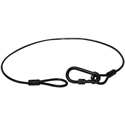 ProX T-SC30-BK 30 Inch Black Safety Cable with Carabiner