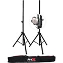 Photo of ProX T-SS18P Set of 2 Heavy Duty Speaker Tripod Stands 6 Foot (44 - 72 Inch) with Bag