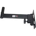 ProX X-SM33 Adjustable Wall Mounted Speaker Bracket - Black