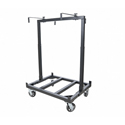 ProX X-STGX6 Universal Portable Rolling Dolly for 4ft x 4ft and 4ft x 8ft Stage Platforms - Supports 6 to 8 Units