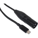 ProX XC-USBCXM05 USB-C to XLR Male Audio Cable for Smartphone and Laptop to Mixer - 5 Foot