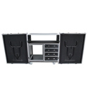 ProX XS-12U4DTWCO ALBA ATA Flight Style Mixing Console Case with 12U Shockproof Rack and Two Side Tables