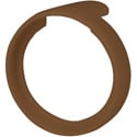 Neutrik PXR-1 PX Series Color Code Ring - Brown