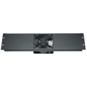 Middle Atlantic QFP-1 3RU Single Rack Fan Assembly - Black Anodized Finish