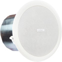 Photo of QSC AC-C6T 6 Inch Two-Way Ceiling Speaker 70/100V Transformer with 8 Ohm Bypass 110 Degree Conical Coverage - Pair