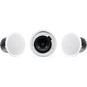 Photo of QSC AC-C8T-WH 8 Inch Two-way Ceiling Speaker 70/100V Transformer with C-ring and Rails - White PAIR