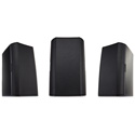 QSC AD-S5T 5.25in Two-way Surface-Mount Loudspeaker with 70/100V Transformer & 8 Ohm Bypass - Black - Pair