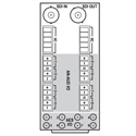 Photo of Multidyne R2-5210-B Rear I/O Module For OG-5210-EMB Card - 3G/HD/SD-SDI BNC I/O with Bal Analog Audio/COMM