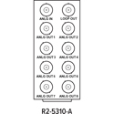 Multidyne R2-5310-A openGear Rear I/O Module (Standard Width) with 1 BNC Analog Input/8 Analog DA Out BNCS