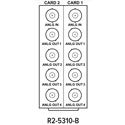 Multidyne R2-5310-B openGear Rear I/O Module - Split - 1x Analog Video Input BNC/4x Analog DA Output BNCs per Card
