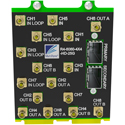 Photo of Multidyne R4-6060-4x4-HD-25G Rear I/O Panel for MDoG-6060-4x4-HD-25G openGear Card