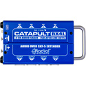 Radial Catapult RX4L Cat 5 Analog Snake Receiver with 4 Line Level Isolated XLRM Outputs & 1 Set of Pass-through XLRM