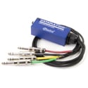 Photo of Radial Engineering R800 8032 CATAPULT MINI TRS 4-Channel Cat-5 Mini Breakout Box to 1/4 Inch TRS Tails - Shielded Cat-5