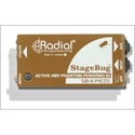 Radial SB-4 Compact Active DI For Piezo Pickups Low-Cut Filter 48V Phantom