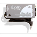 Radial SB-5 Compact Stereo DI For Computers W/ Attached Cable Stereo or Mono Out