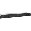 Photo of Recortec RSS-125 1RU Rackmount Audio Monitor Speaker - 12 Watt Amplifier - Black