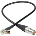 Photo of Laird 3G-SDI Right Angle DIN 1.0/2.3 to BNC Female Video Adapter Cable - 1 Foot Black